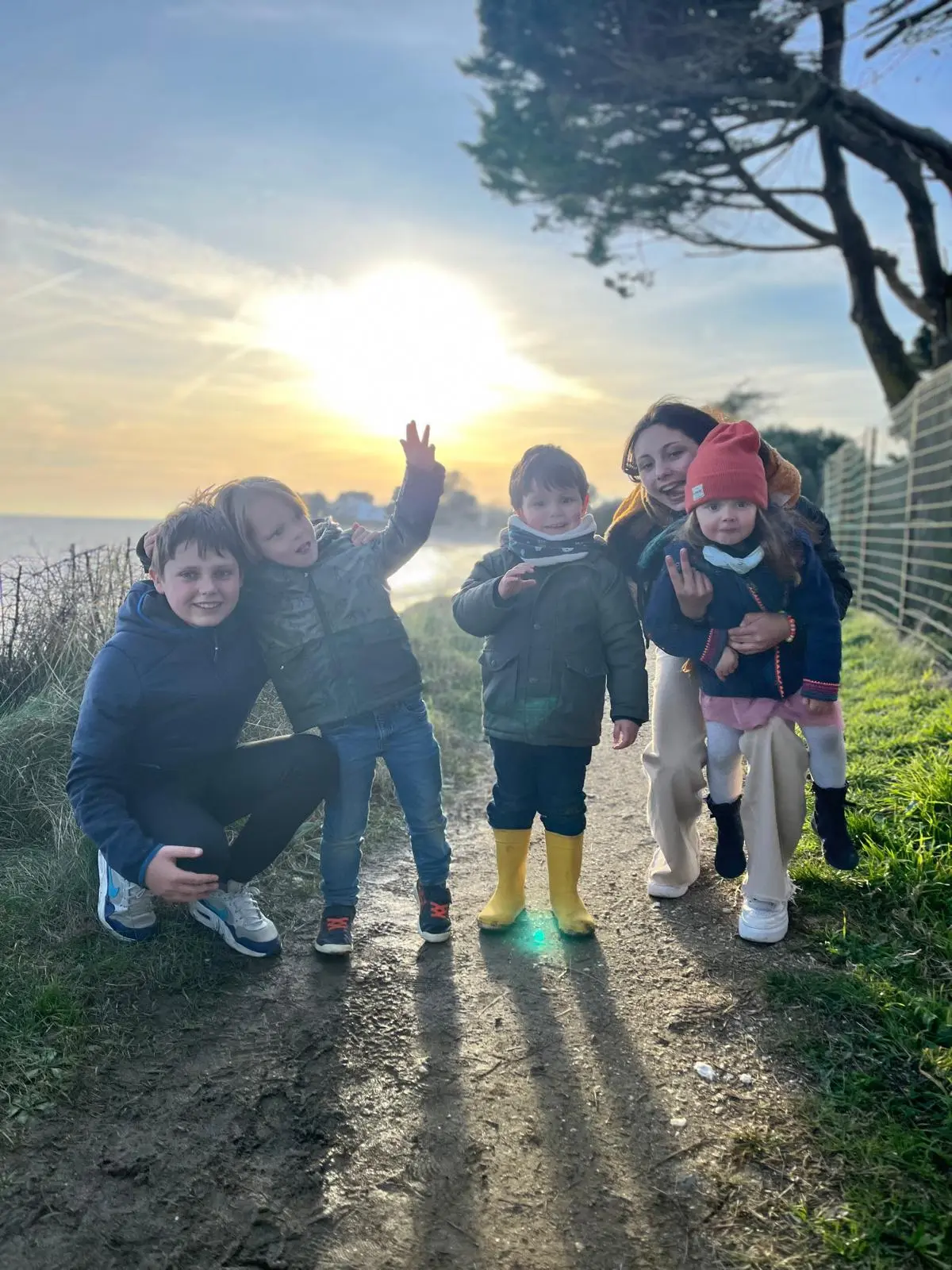 Lucien et ses cousins Chenain